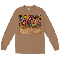 Toasted Coconut leopard glitter sunflower gemstone Long Sleeve Tee - JahusDesignShop