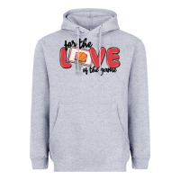 Heather Grey for the love of the game Heavyweight Hoodie - MaliasSmallBusiness