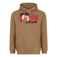 Toasted Coconut for the love of the game Heavyweight Hoodie - MaliasSmallBusiness