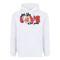 White for the love of the game Heavyweight Hoodie - MaliasSmallBusiness