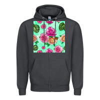 Smoke floral background Zipper Hoodie - BundleAndBundleShop