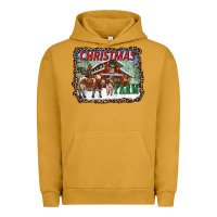 Pigment Peanut Butter Christmas on the farm Urban Hoodie - RanaPortraitStore