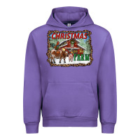 Tulip Christmas on the farm Urban Hoodie - RanaPortraitStore
