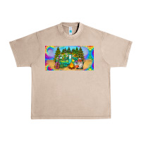 French Oak hippie soul license plate Urban Heavy Tee - BarkalooDesign