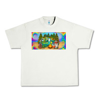 Pistachio hippie soul license plate Urban Heavy Tee - BarkalooDesign
