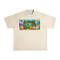 Sandshell hippie soul license plate Urban Heavy Tee - BarkalooDesign