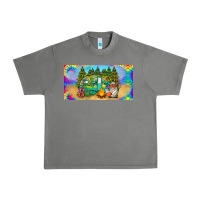 Tornado hippie soul license plate Urban Heavy Tee - BarkalooDesign