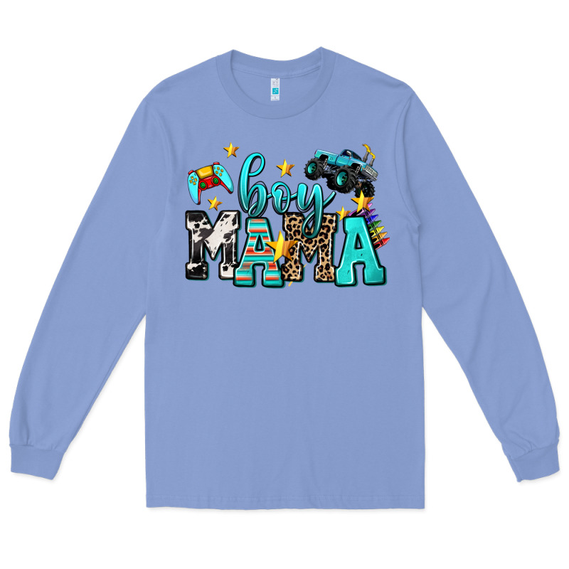Boy Mama Long Sleeve Tee by AdoDesignShop | Teevron