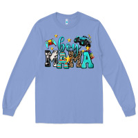 Colony Blue boy mama Long Sleeve Tee - AdoDesignShop