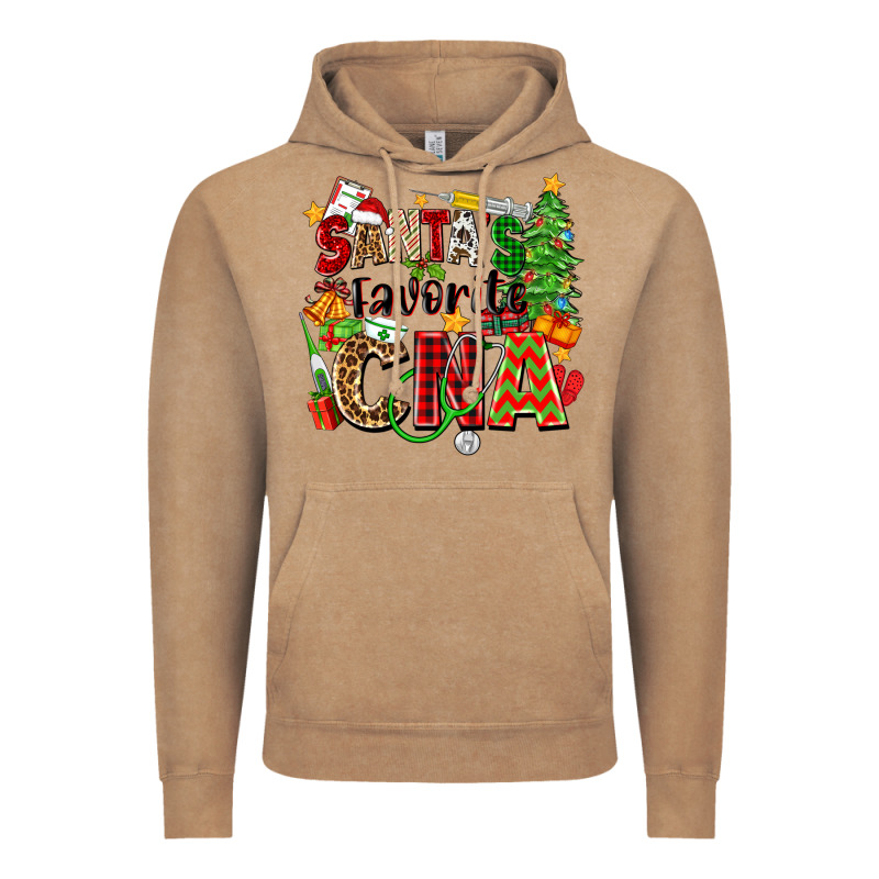Santa's Favorite Cna Vintage Hoodie by Zillion Design Studio | Teevron