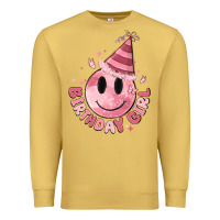 Antique Gold birthday girl Premium Sweatshirt - MaliasSmallBusiness