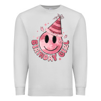 Dove Grey birthday girl Premium Sweatshirt - MaliasSmallBusiness