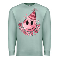 Seafoam birthday girl Premium Sweatshirt - MaliasSmallBusiness