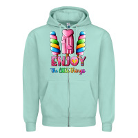 Seafoam enjoy the little things Zipper Hoodie - AdoDesignShop
