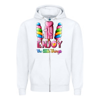 White enjoy the little things Zipper Hoodie - AdoDesignShop