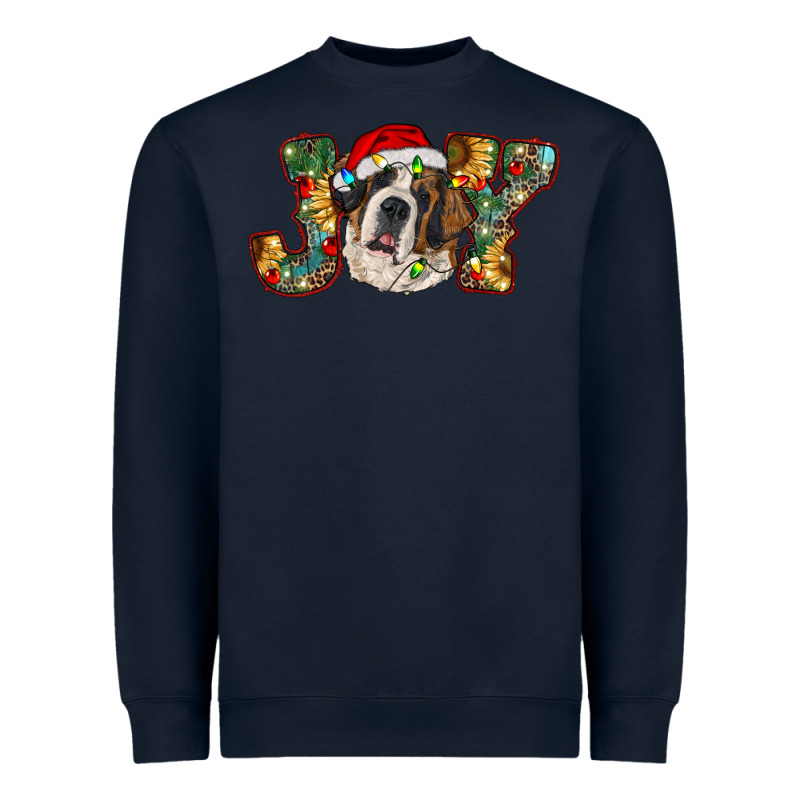 Saint Bernard Christmas Joy, Heavyweight Sweatshirt by RanaPortraitStore | Teevron