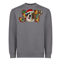 Storm Saint Bernard Christmas joy, Heavyweight Sweatshirt - RanaPortraitStore