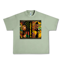 Oil Green juneteenth tumbler Urban Heavy Tee - HRA Design Shop
