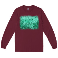 Burgundy green glitter background Long Sleeve Tee - JahusDesignShop