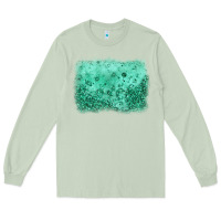 Matcha green glitter background Long Sleeve Tee - JahusDesignShop