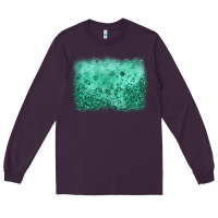 Plum green glitter background Long Sleeve Tee - JahusDesignShop