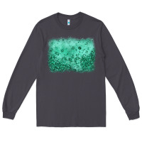Smoke green glitter background Long Sleeve Tee - JahusDesignShop