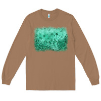 Toasted Coconut green glitter background Long Sleeve Tee - JahusDesignShop