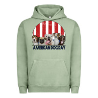Pigment Oil Green American Dog Day Urban Hoodie - Bettercallsaul