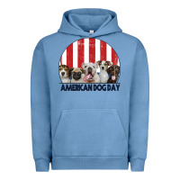 Pigment Pebble Blue American Dog Day Urban Hoodie - Bettercallsaul