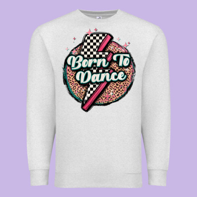 Born To Dance Premium Sweatshirt Designed By Maliassmallbusiness