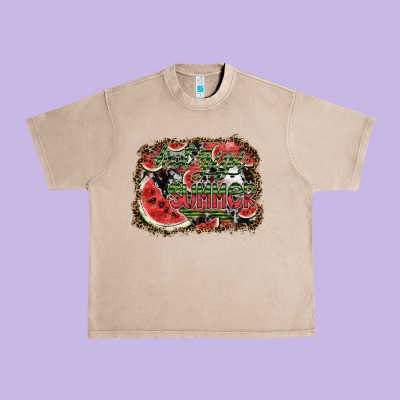 Hot Gigi Summer Urban Heavy Tee Designed By Sublimationcraftshop
