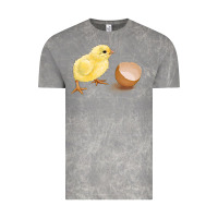 Cloud Rock chick with egg Vintage Tee - RanaPortraitStore