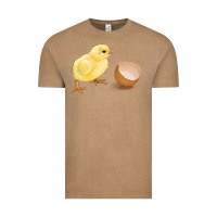 Vintage Coffee chick with egg Vintage Tee - RanaPortraitStore