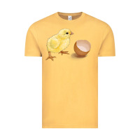 Vintage Mustard chick with egg Vintage Tee - RanaPortraitStore