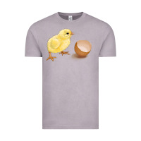 Vintage Zinc chick with egg Vintage Tee - RanaPortraitStore