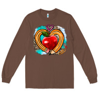 Chestnut teacher heart pen Long Sleeve Tee - AdoDesignShop