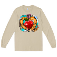 Mushroom teacher heart pen Long Sleeve Tee - AdoDesignShop
