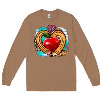 Toasted Coconut teacher heart pen Long Sleeve Tee - AdoDesignShop