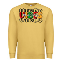 Antique Gold black history vibes Premium Sweatshirt - MaliasSmallBusiness