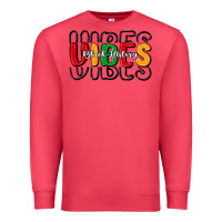Cardinal black history vibes Premium Sweatshirt - MaliasSmallBusiness