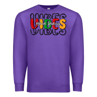 Purple black history vibes Premium Sweatshirt - MaliasSmallBusiness