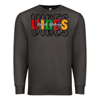 Smoke black history vibes Premium Sweatshirt - MaliasSmallBusiness