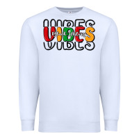White black history vibes Premium Sweatshirt - MaliasSmallBusiness