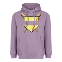 Lavender custom baseball Heavyweight Hoodie - MaliasSmallBusiness