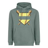 Sage custom baseball Heavyweight Hoodie - MaliasSmallBusiness