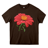 Chocolate Brown del sol sunflower Heavy Core Tee - LillyAllenDesigns