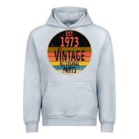 Heather Grey Est 1973 Vintage All Original Parts Urban Hoodie - Bettercallsaul
