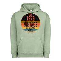 Est 1973 Vintage All Original Parts Urban Hoodie | Teevron
