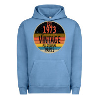 Pigment Pebble Blue Est 1973 Vintage All Original Parts Urban Hoodie - Bettercallsaul
