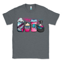 Charcoal Heather racing coffee cups Classic Tee - JahusDesignShop